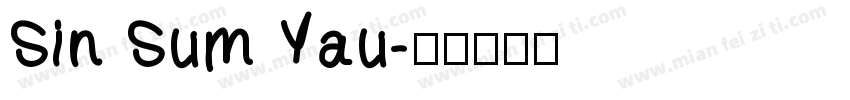 Sin Sum Yau字体转换